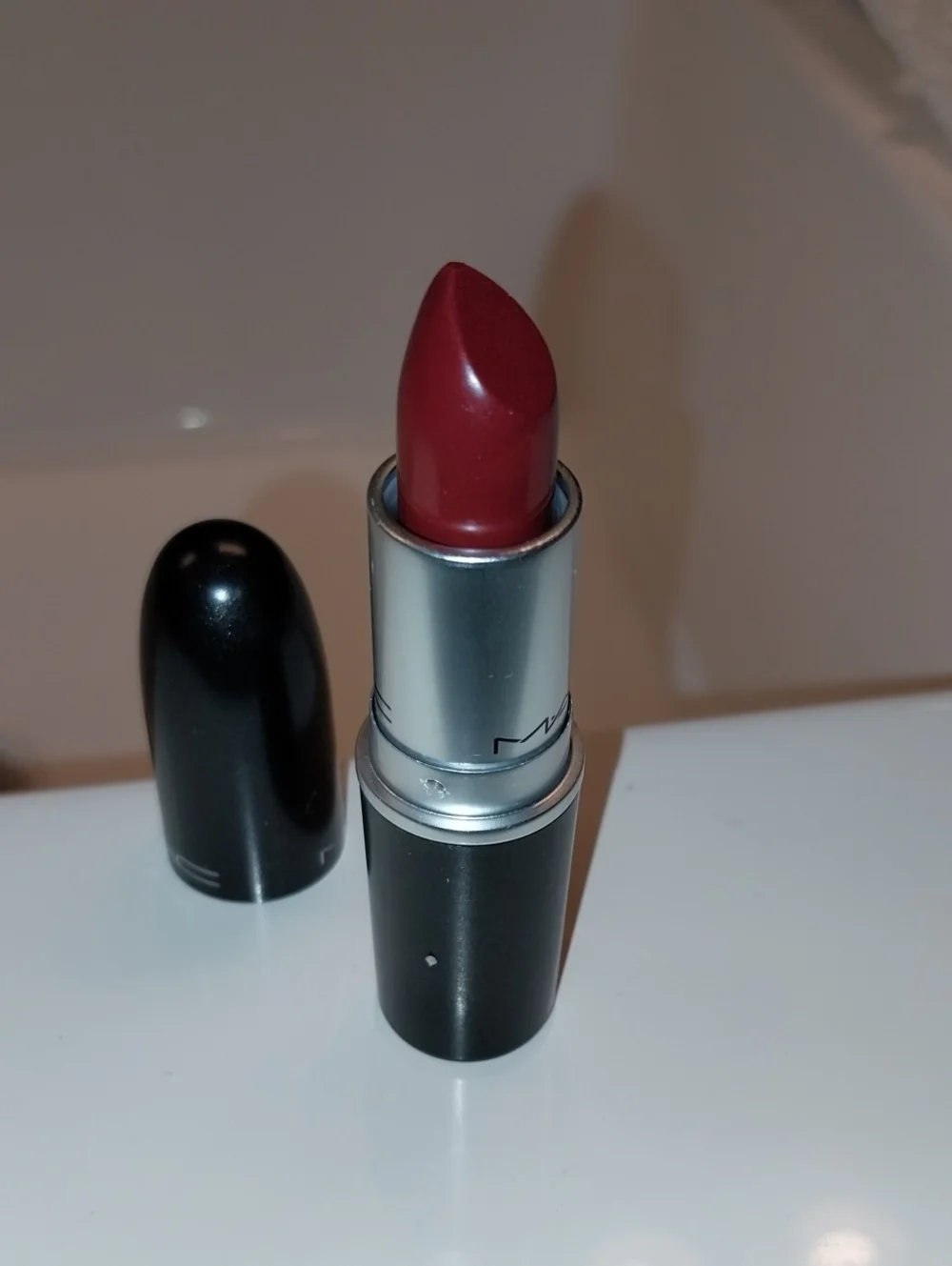 MAC Dubonnet Amp Cream Lipstick Full Sz New